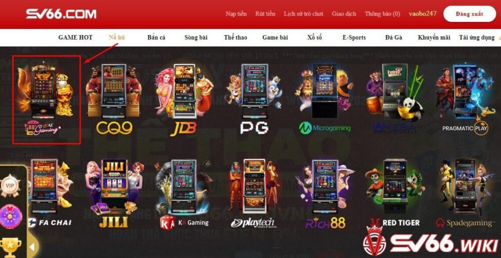 AE Gaming được biết đến là một ông lớn của ngành game slot đổi thưởng