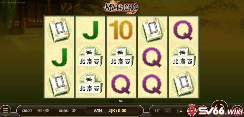 Mahjong Ways Sv66 là game slot nổ hũ gồm có nhiều biểu tượng