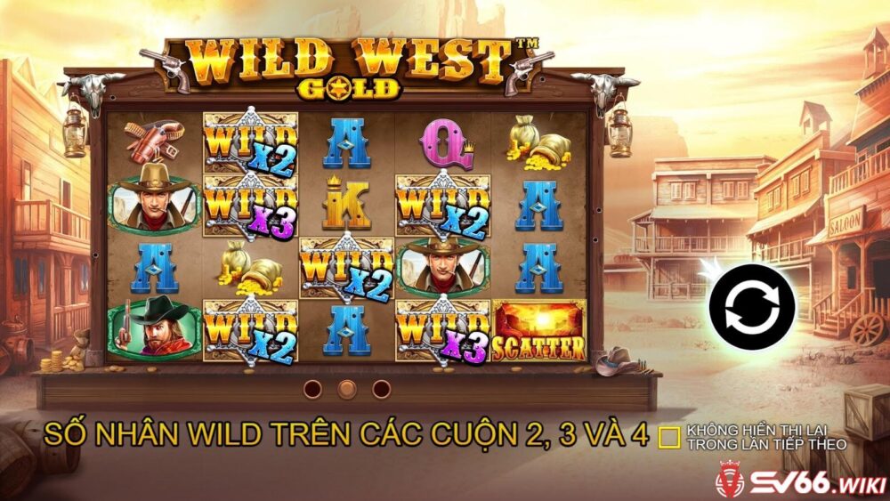 Thông tin cụ thể về luật chơi trò Wild West Gold SV66 anh em cần biết